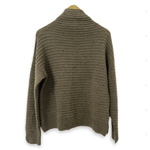Madewell Olive Green Turtleneck Sweater - Picture 4 of 7